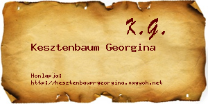 Kesztenbaum Georgina névjegykártya